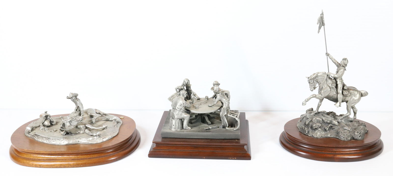 (3) Chilmark Pewter Sculptures Auction