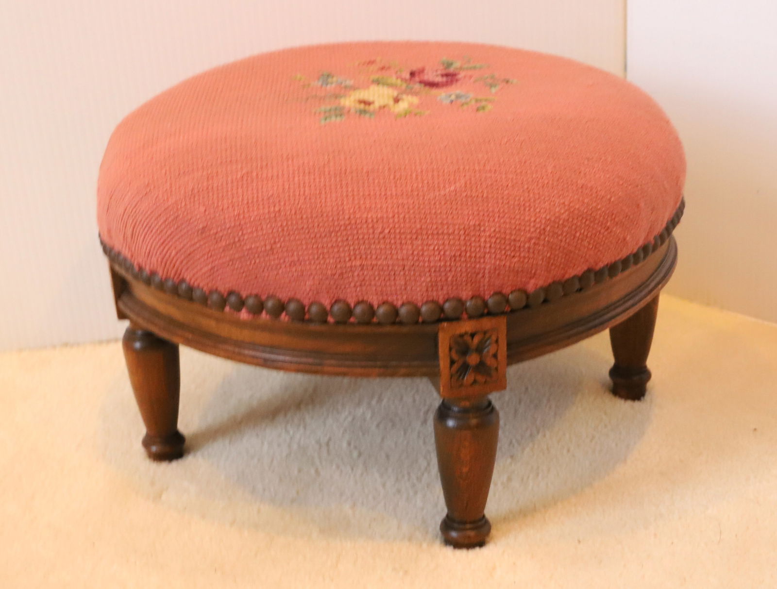 FRENCH STYLE FOOTSTOOL (1 of 2)
