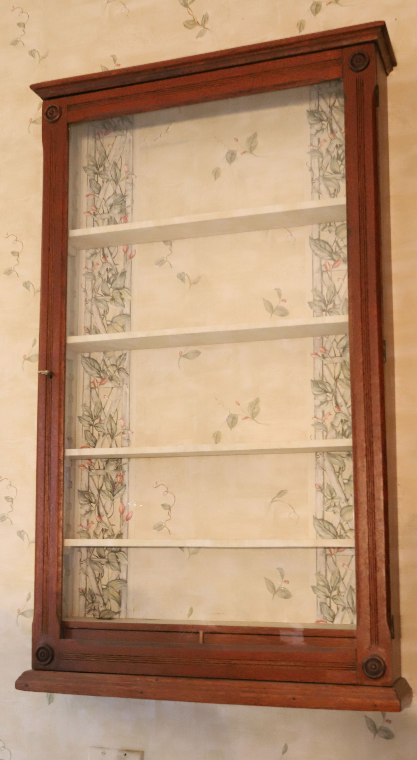 OAK WALL CABINET (1 of 4)