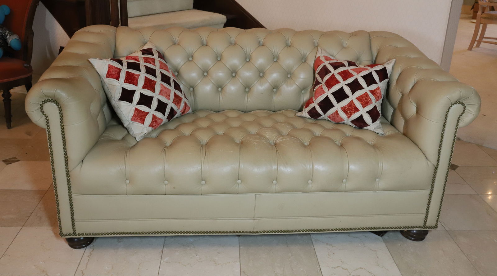 HANCOCK & MOORE LEATHER SOFA (1 of 6)