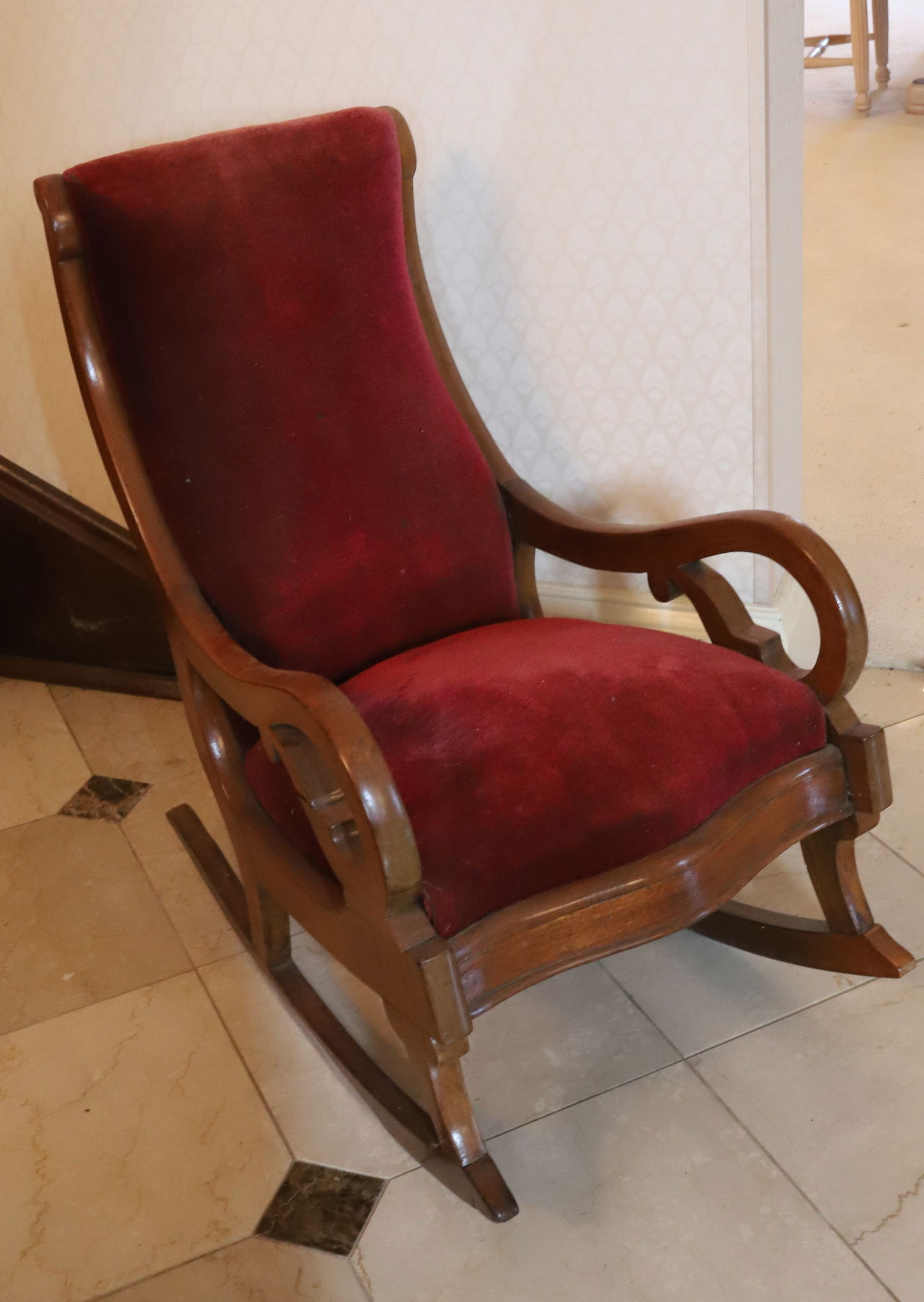 VICTORIAN CHILD'S ROCKER (1 of 4)