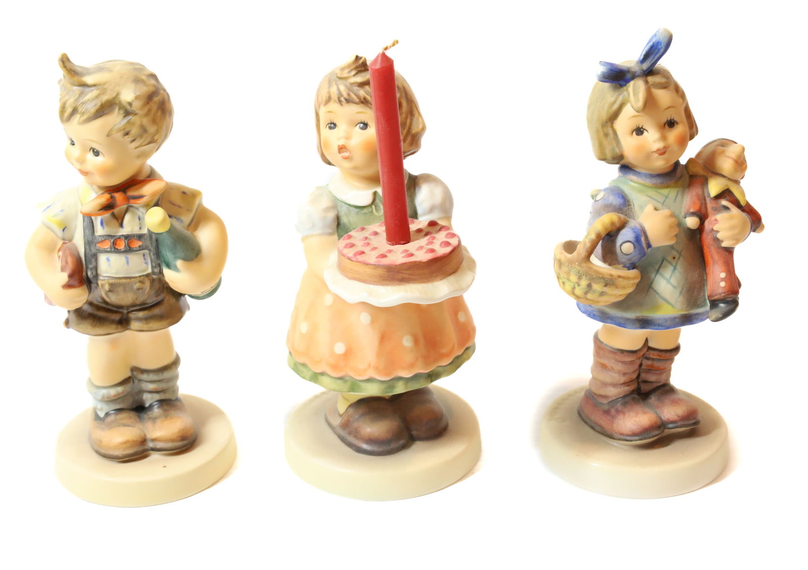 HUMMEL FIGURINE: GOEBEL COLLECTORS CLUB, WHAT NOW 5 1/2 " H, VALENTINE JOY AND BIRTHDAY CANDLE, PLEASE READ CAREFULLY - Terms for Purchasing and Shipping of Auction Items. Please read carefully before bidding. All pay