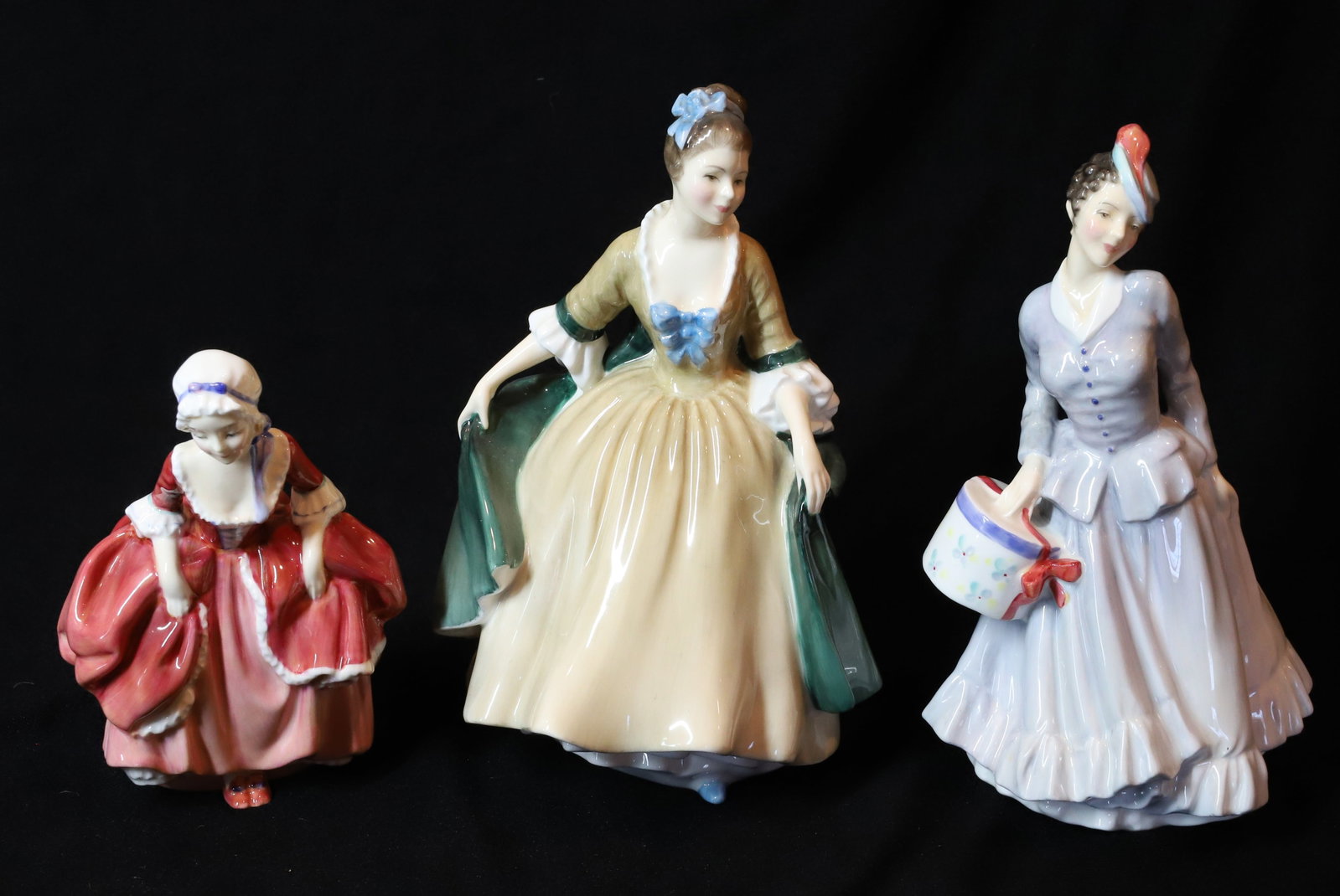 ROYAL DOULTON FIGURINES: " MIDINETTE " , " ELEGANCE ", " GOODY TWO SHOES " PLEASE READ CAREFULLY - Terms for Purchasing and Shipping of Auction Items. Please read carefully before bidding. All payments for purchases will be m