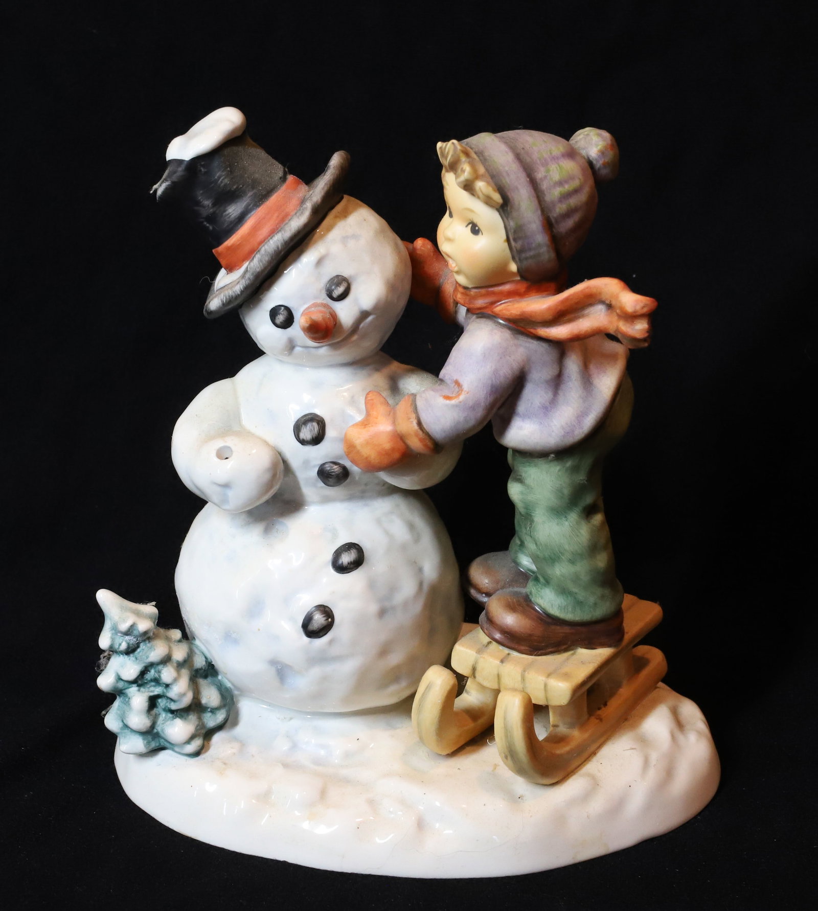 HUMMEL FIGURINE: "MAKING NEW FRIENDS" #2002, FIRST ISSUE. 6 1/2 " H WITH TMK-7 MARKING PLEASE READ CAREFULLY - Terms for Purchasing and Shipping of Auction Items. Please read carefully before bidding. All payments for
