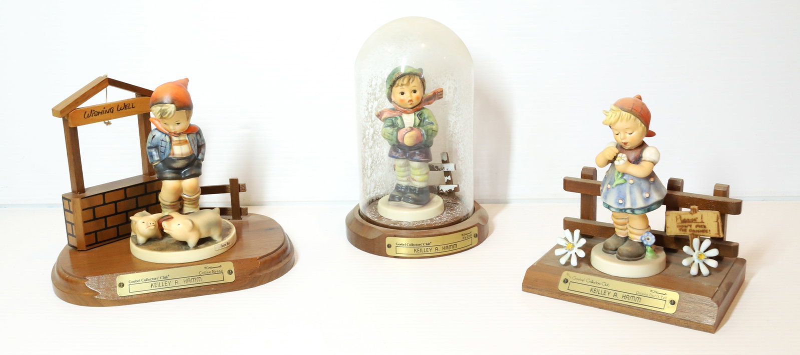 HUMMEL FIGURINES: COLLECTOR CLUB, DAISIES DON'T TELL 5 " H, COFFEE BREAK AND ITS COOLED. TMK-6 MARK PLEASE READ CAREFULLY - Terms for Purchasing and Shipping of Auction Items. Please read carefully before bidding. All 