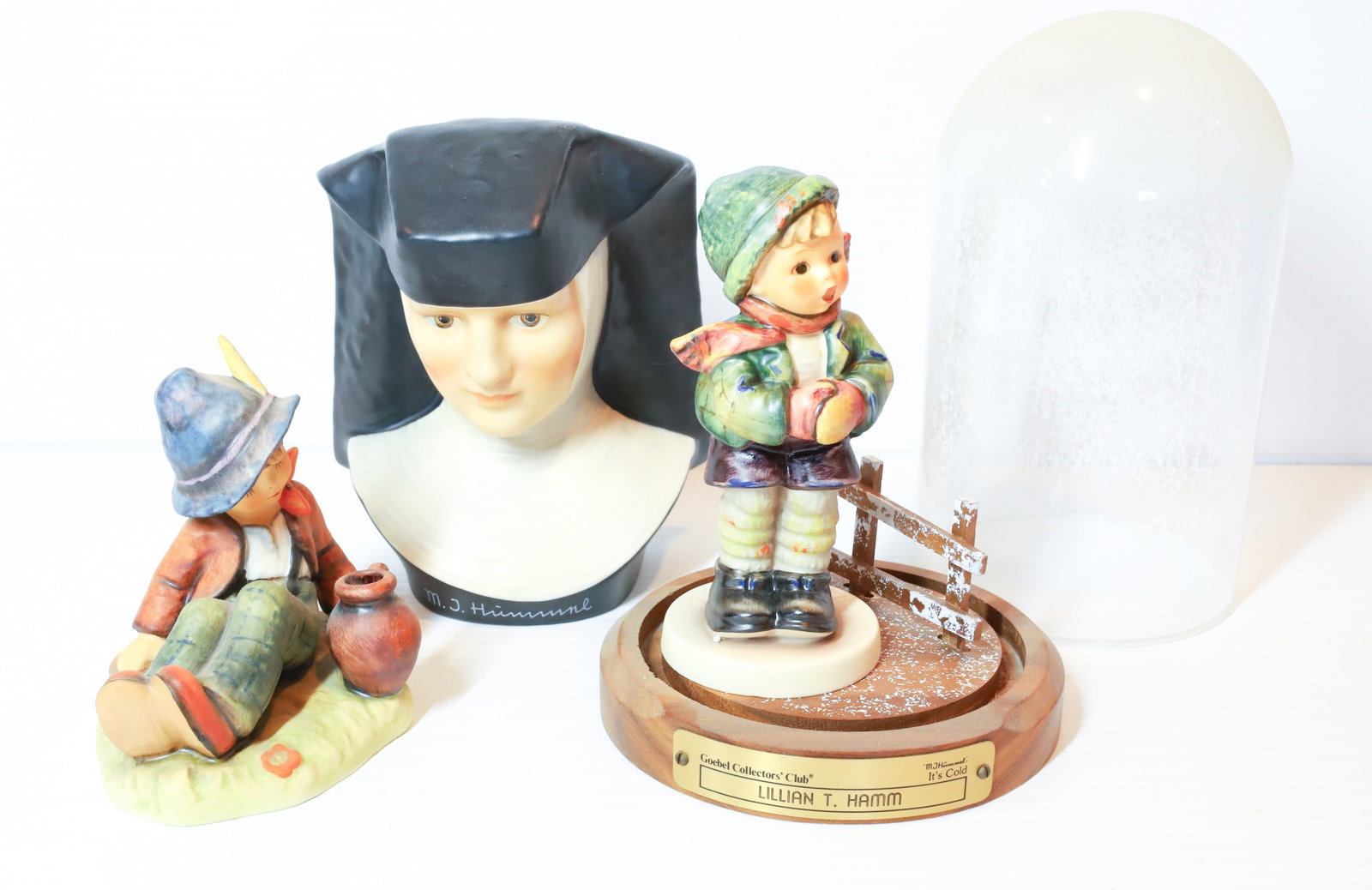 HUMMEL FIGURINES: SPECIAL EDITION, ITS COLD, COFFEE BREAK AND NUN BUST PLEASE READ CAREFULLY - Terms for Purchasing and Shipping of Auction Items. Please read carefully before bidding. All payments for purchases will b