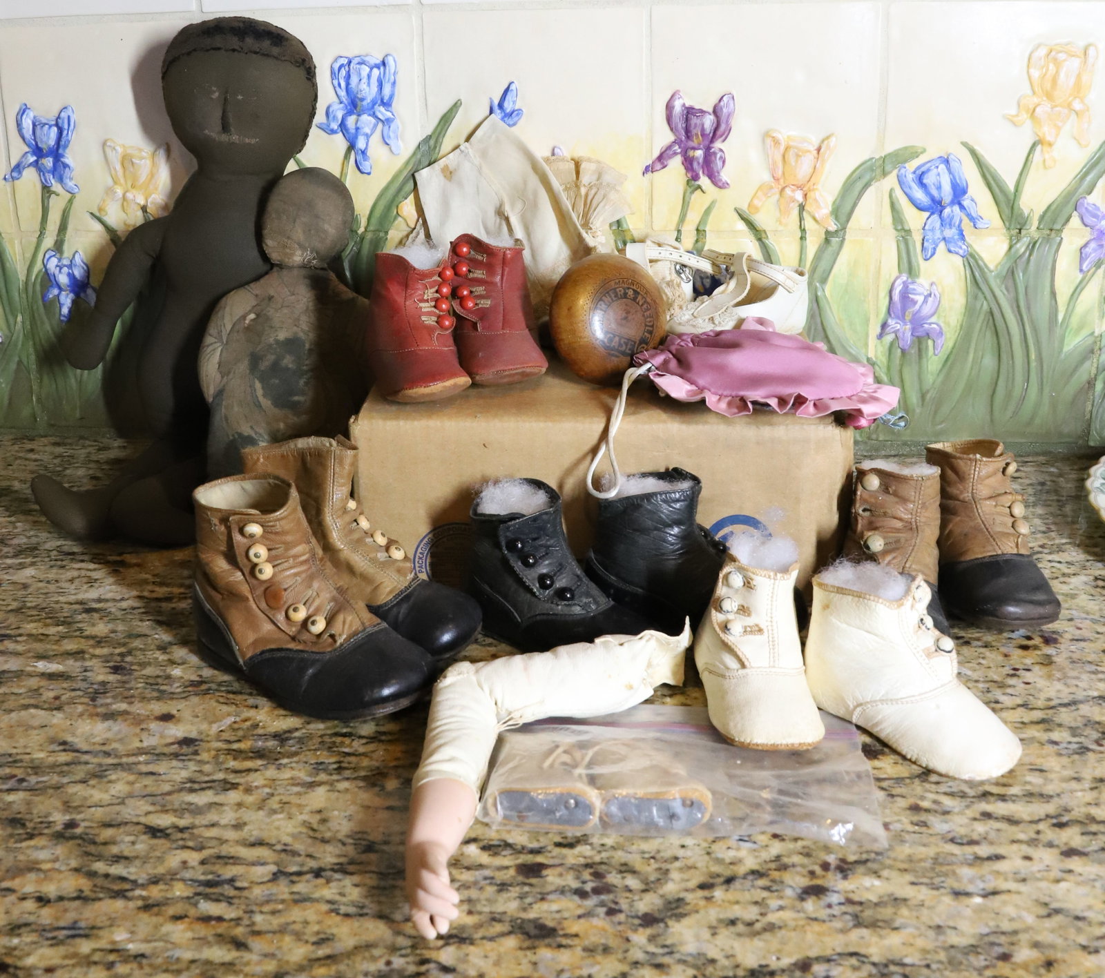 VICTORIAN DOLL SHOES AND DOLLS: SHOES AND MORE PLEASE READ CAREFULLY - Terms for Purchasing and Shipping of Auction Items. Please read carefully before bidding. All payments for purchases will be made through LiveAuctioneers.com pay