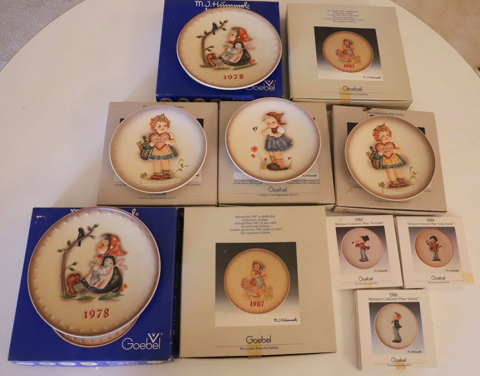 (10) HUMMEL PLATES: HUMMEL PLATES PLEASE READ CAREFULLY - Terms for Purchasing and Shipping of Auction Items. Please read carefully before bidding. All payments for purchases will be made through LiveAuctioneers.com paym