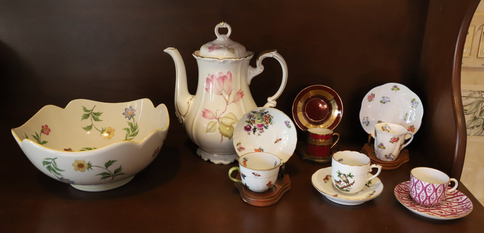 LOT OF CHINA: EDELSTEIN, HEREND AND MORE PLEASE READ CAREFULLY - Terms for Purchasing and Shipping of Auction Items. Please read carefully before bidding. All payments for purchases will be made through LiveAuction