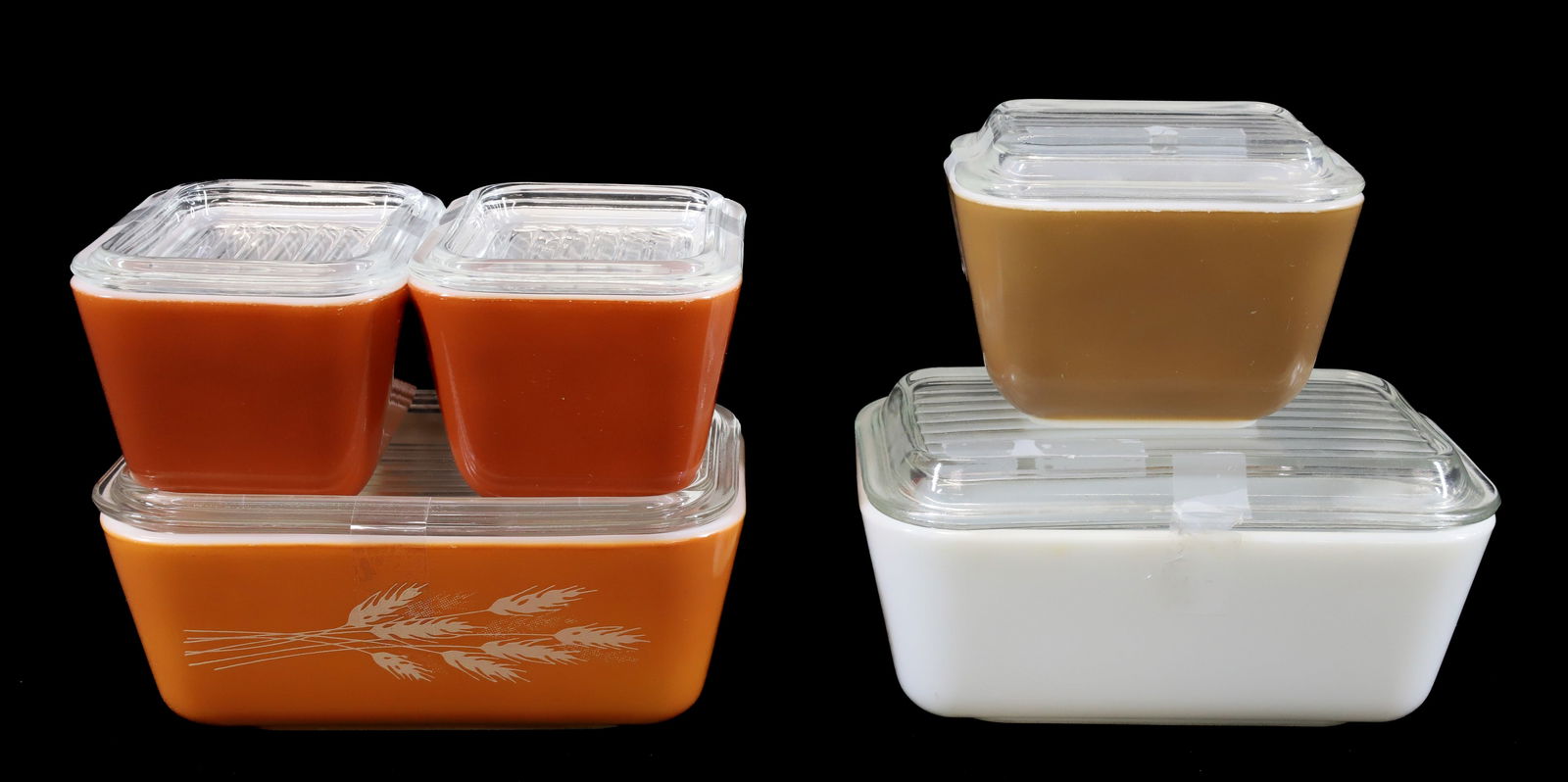 LOT OF PYREX REFRIGERATOR DISHES (1 of 3)