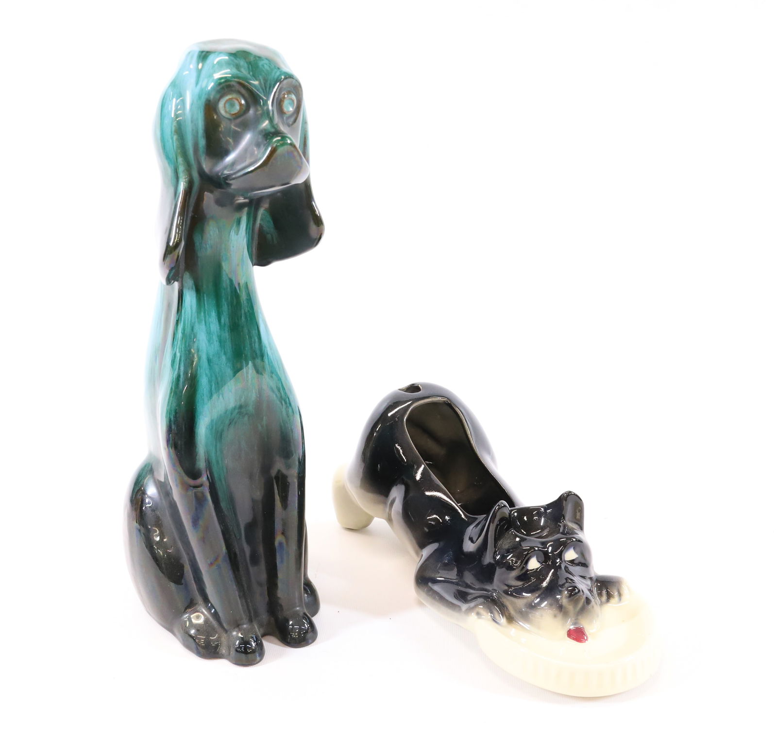 BLUE MOUNTAIN POTTERY DOG AND DRESSER VALET (1 of 3)