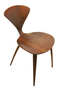 BERNARDO PLYCRAFT CHAIR BY NORMAN CHERNER: 1950/60S SIDE CHAIR. 31" X 17" X 18". PLEASE READ CAREFULLY - Terms for Purchasing and Shipping of Auction Items. Please read carefully before bidding. All payments for purchases will be made