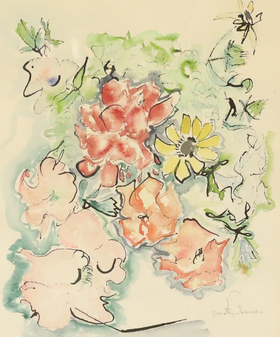 DOROTHY STRAUSER, WATERCOLOR (1 of 4)