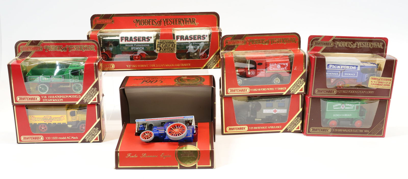 LOT OF MATCHBOX "MODELS OF YESTERYEAR": (8) IN ORIGINAL BOXES. PLEASE READ CAREFULLY - Terms for Purchasing and Shipping of Auction Items. Please read carefully before bidding. All payments for purchases will be made through LiveAuctioneers