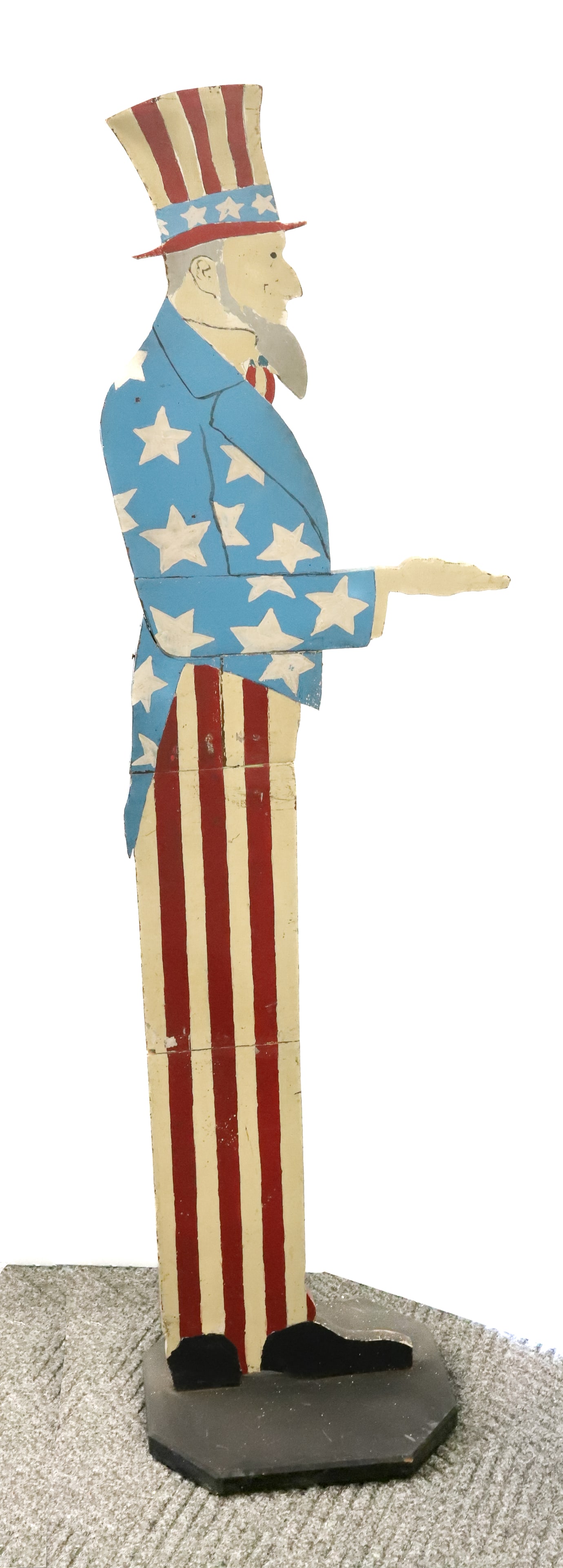 FOLK ART UNCLE SAM (1 of 3)
