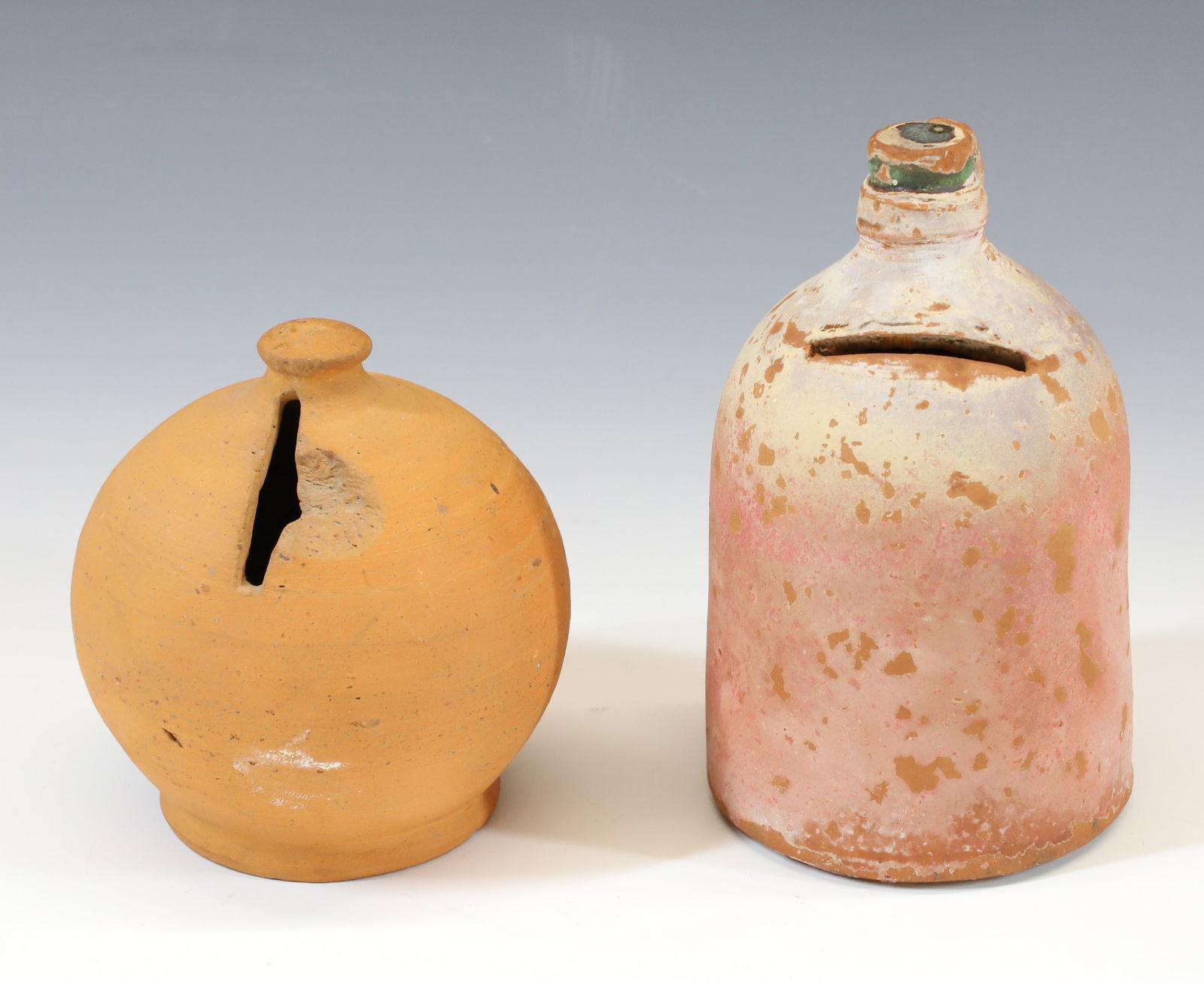 (2) POTTERY BANKS (1 of 5)