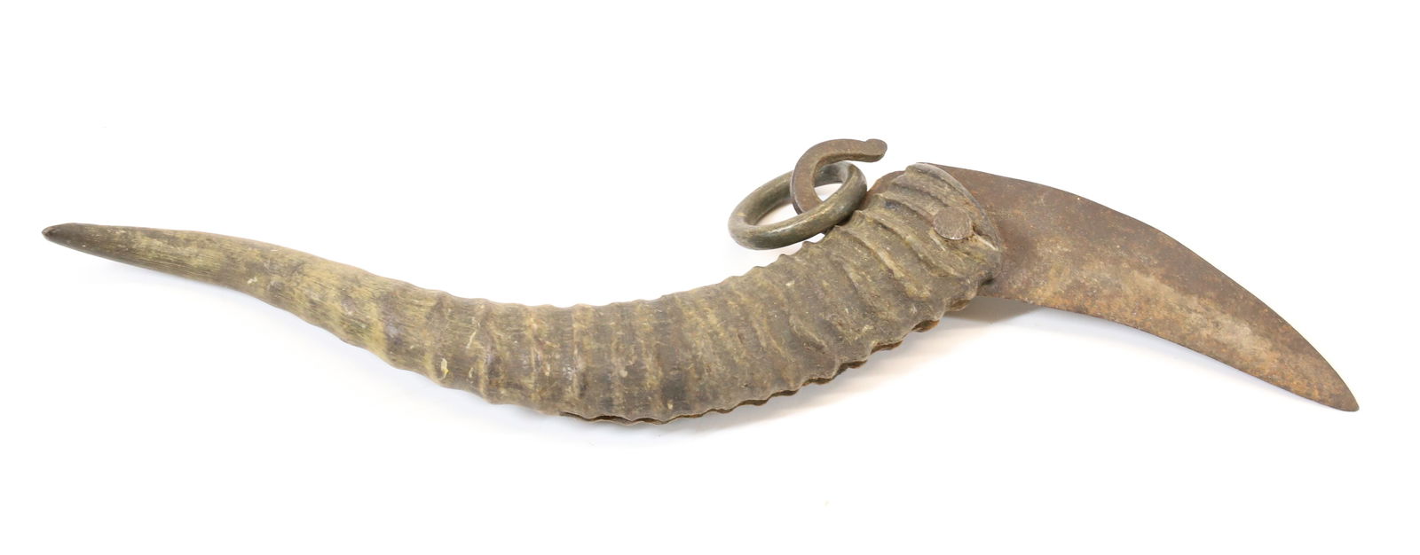 ANTIQUE OPIUM KNIFE SICKLE (1 of 2)