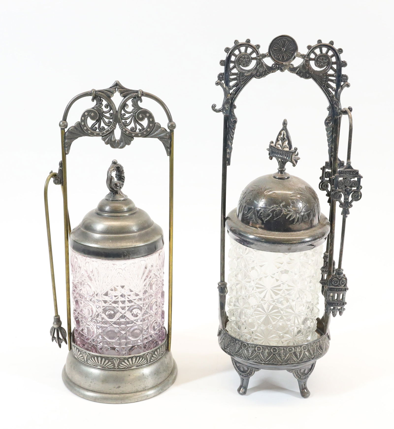 (2) VICTORIAN PICKLE CASTERS (1 of 4)