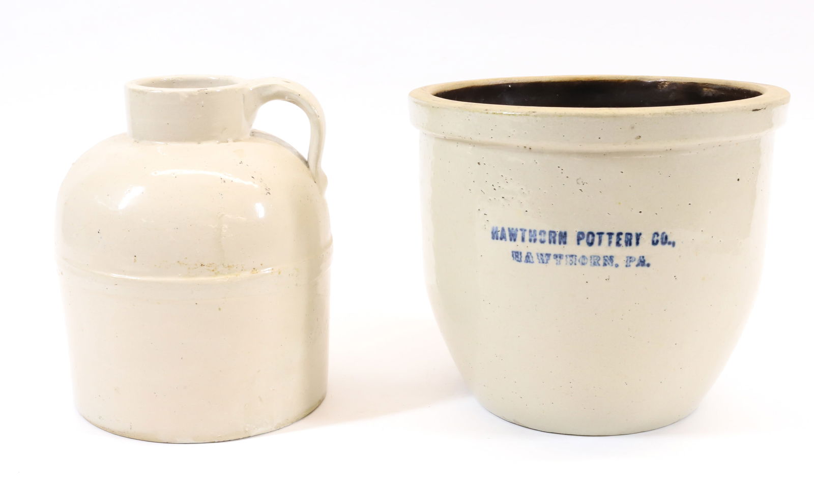 STONEWARE JUG AND CROCK (1 of 6)