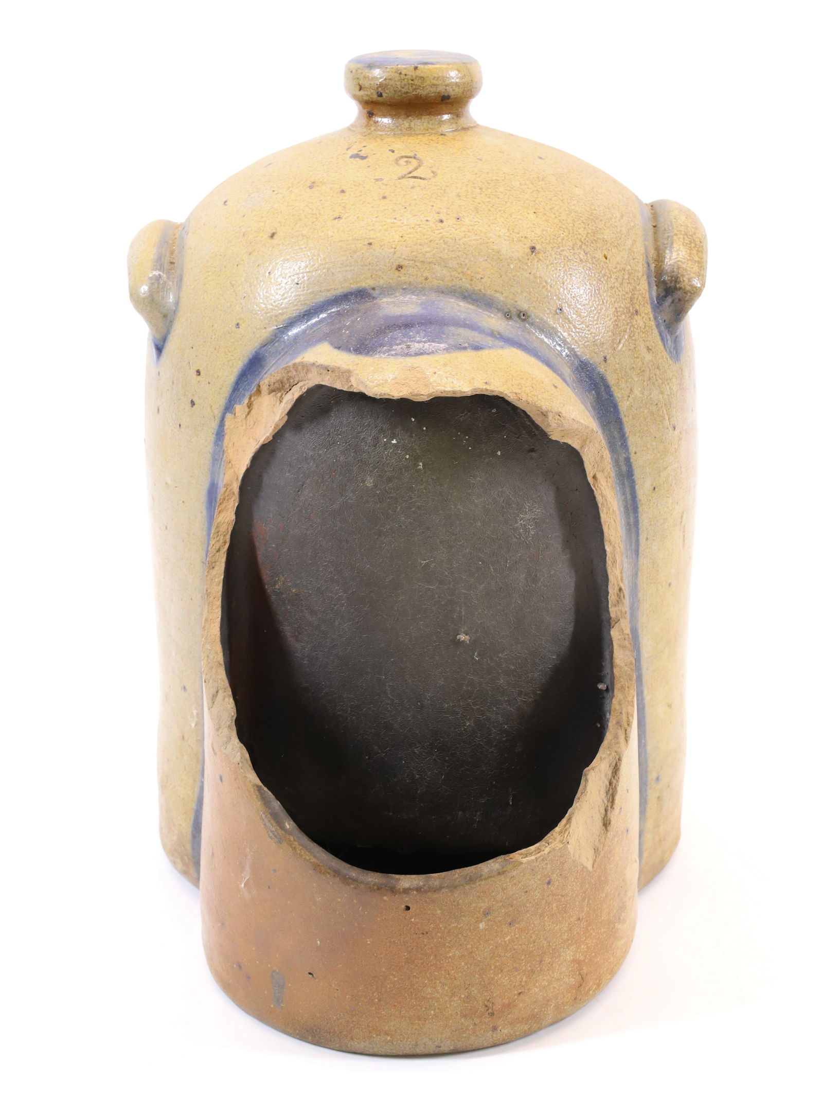 TWO-GALLON STONEWARE CHICKEN WATERER (1 of 6)