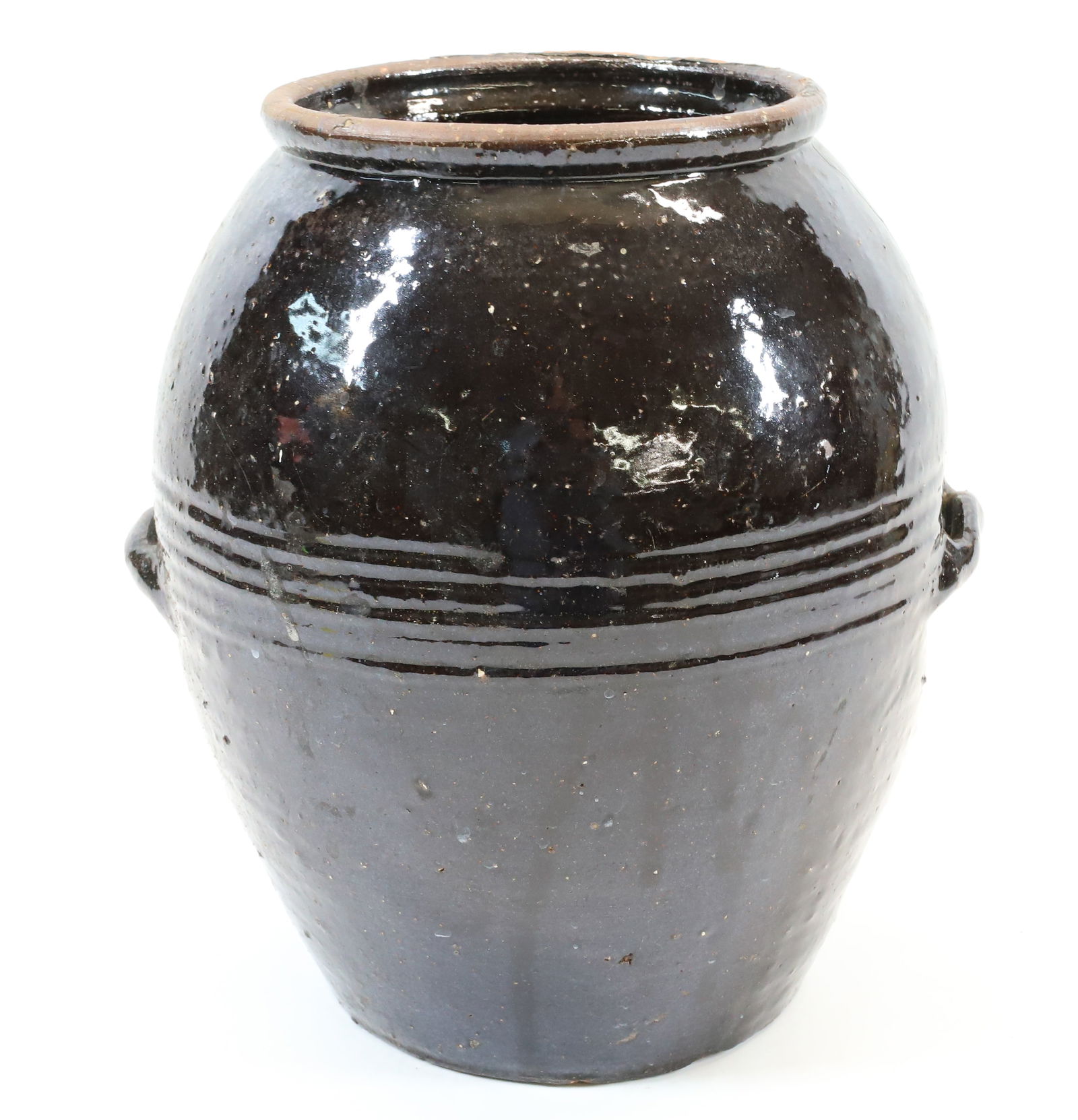 REDWARE POTTERY CROCK (1 of 7)