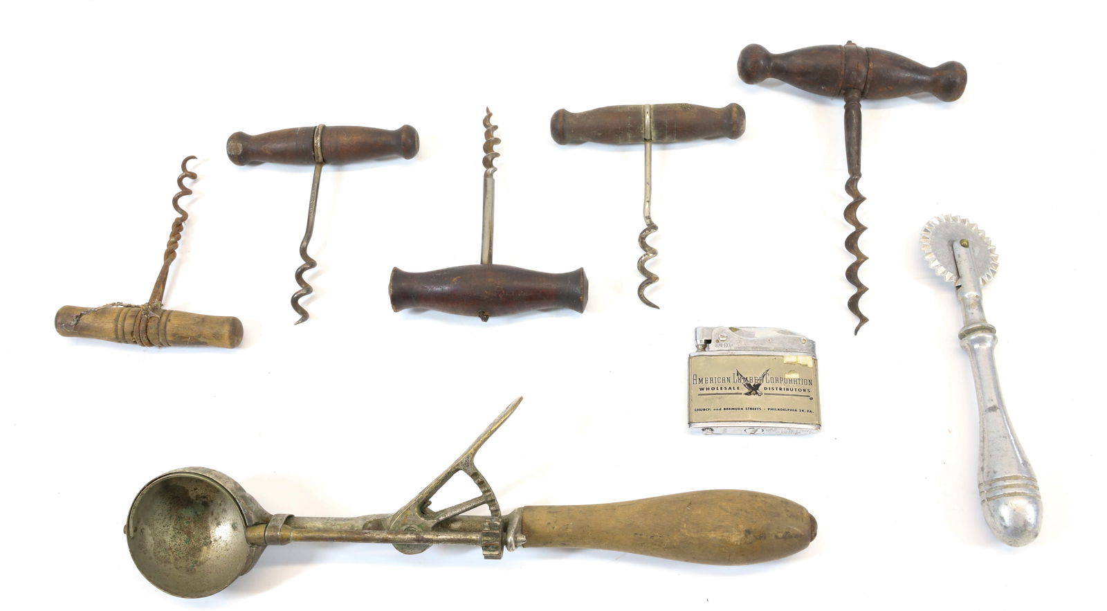 LOT OF CORKSCREWS, ICE CREAM DIPPER AND MORE (1 of 2)