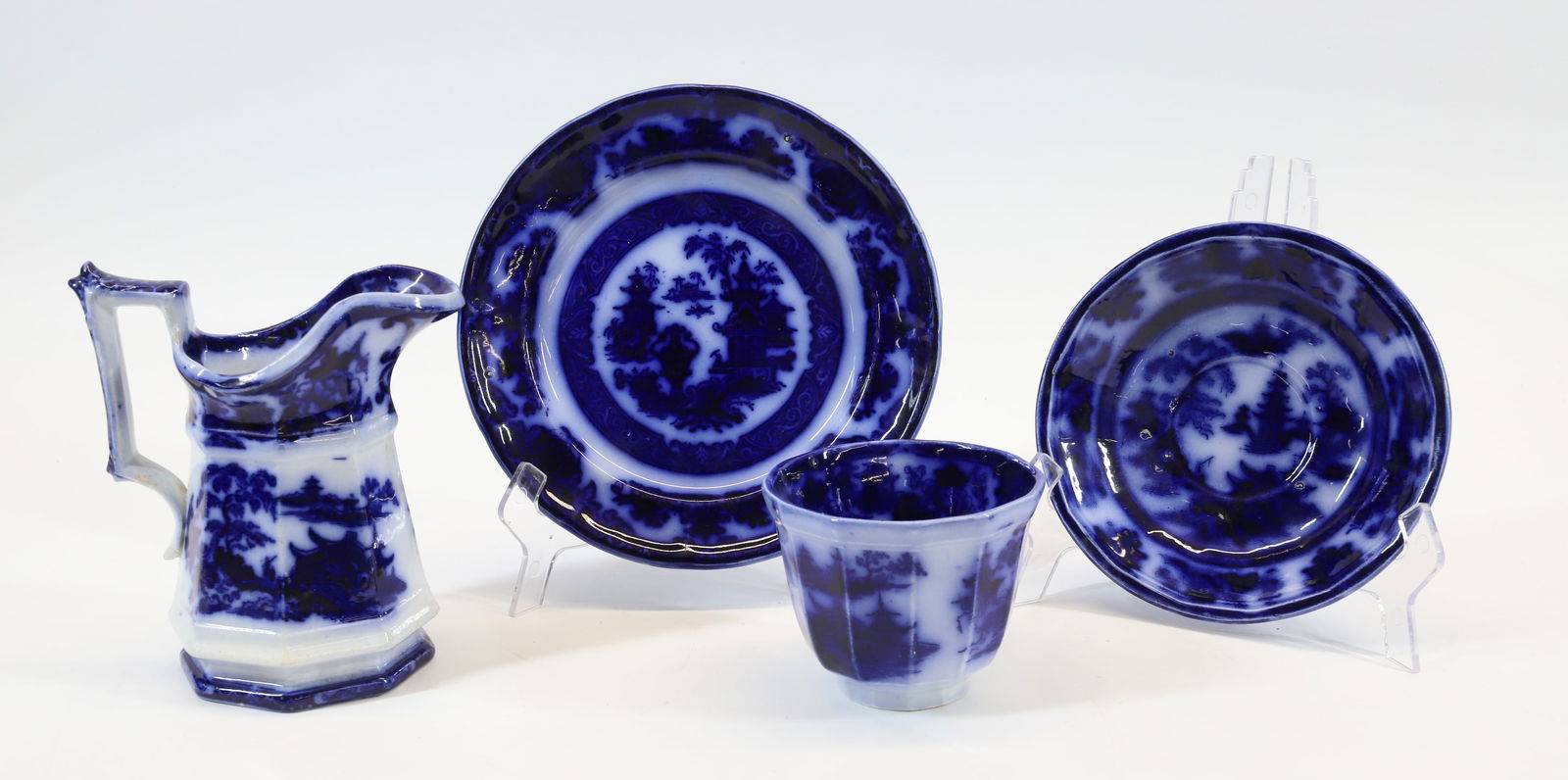 LOT OF FLOW BLUE (1 of 4)