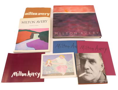 MILTON AVERY ART BOOK LOT: (8) BOOKS AND GALLERY PAMPHLETS PLEASE READ CAREFULLY - Terms for Purchasing and Shipping of Auction Items. Please read carefully before bidding. All payments for purchases will be made through LiveAu