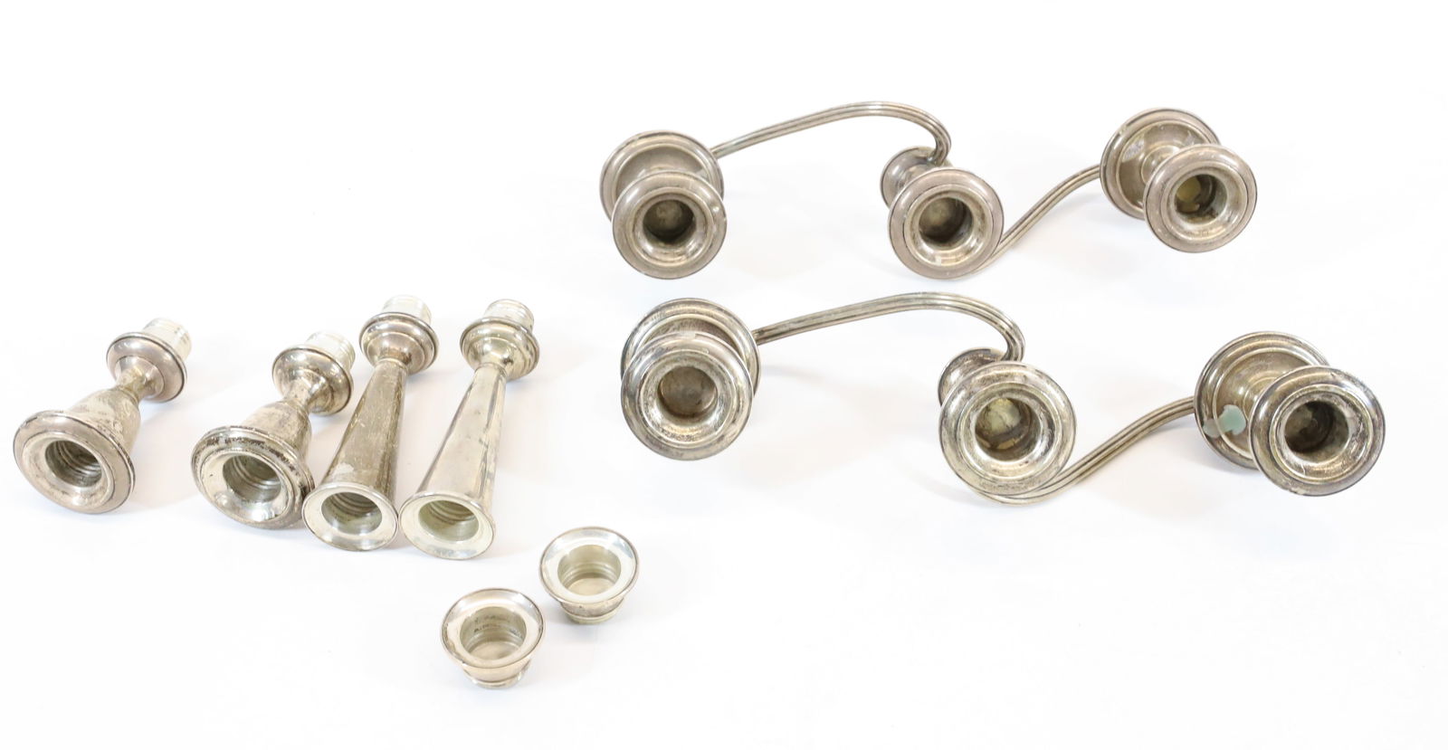 GORHAM STERLING SILVER CANDLE HOLDER PARTS (1 of 1)