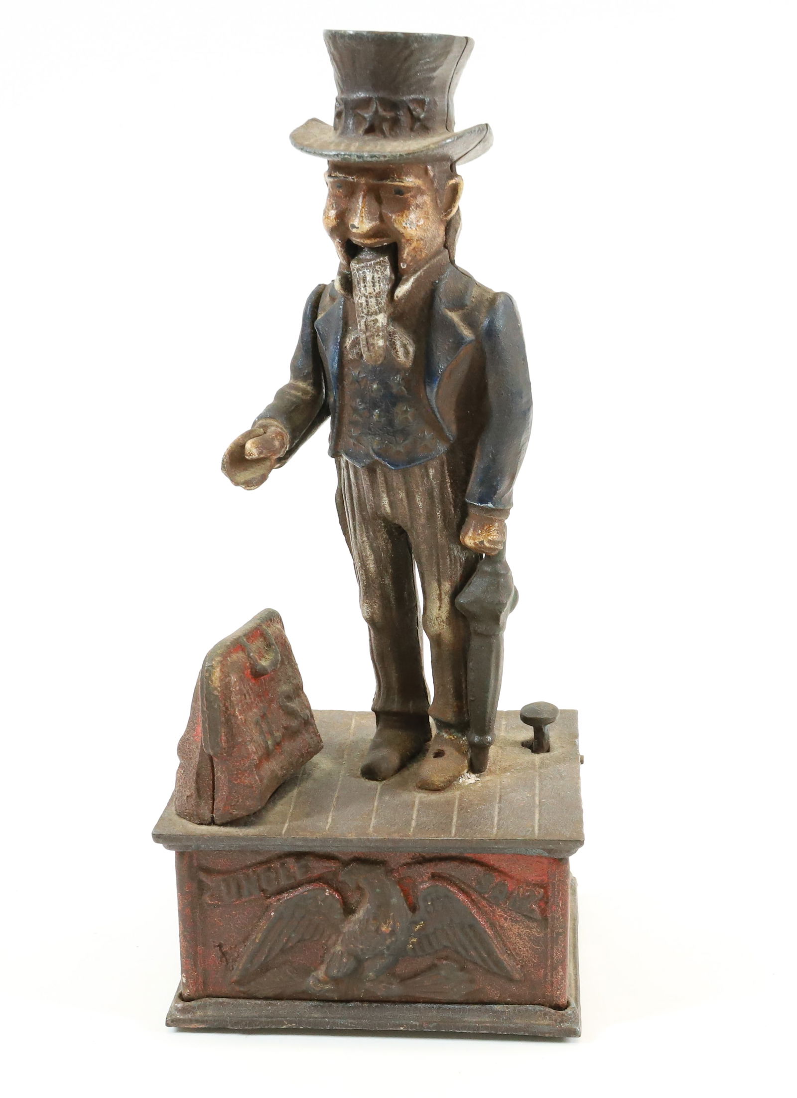 CAST IRON UNCLE SAM BANK (1 of 4)