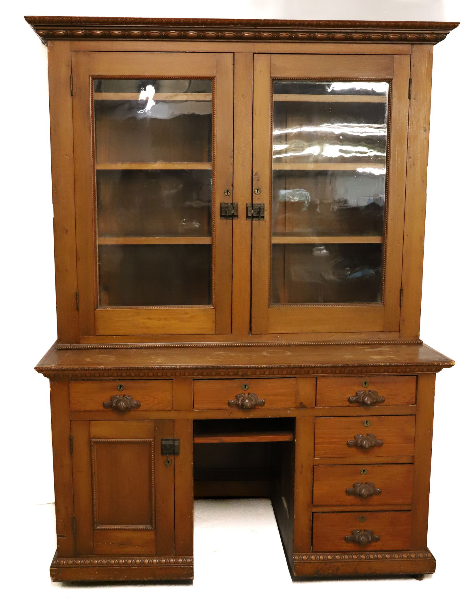 TWO-PIECE POST OFFICE DESK (1 of 5)