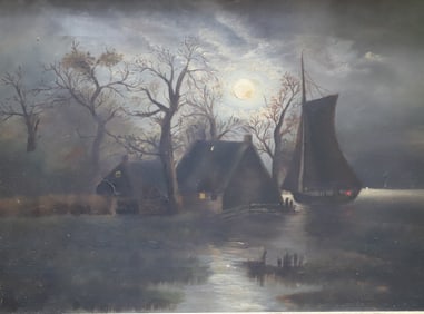 19TH C. OIL ON CANVAS