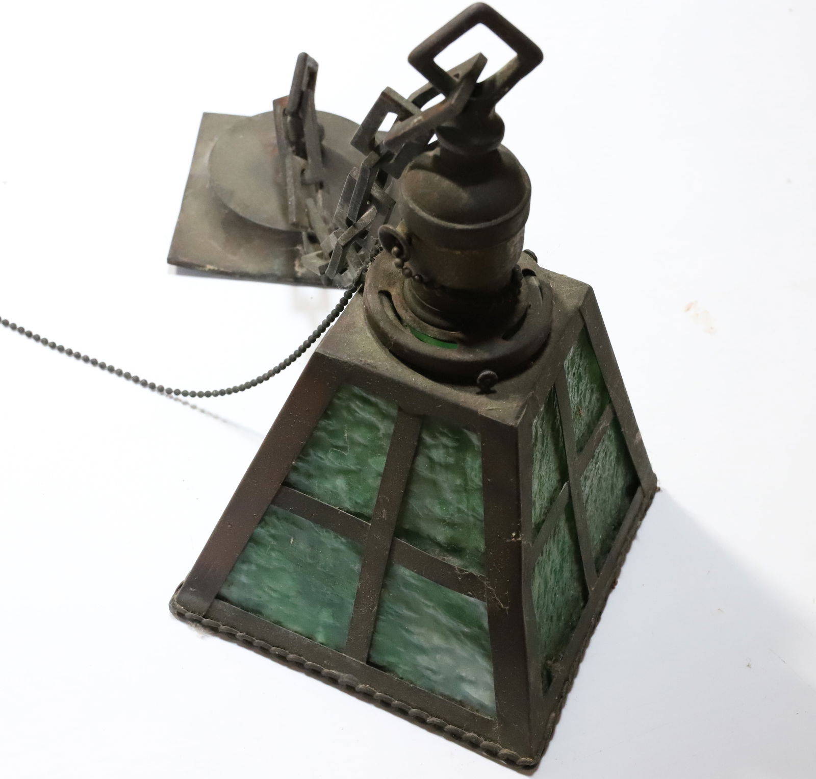 ARTS AND CRAFT HANGING LIGHT (1 of 4)