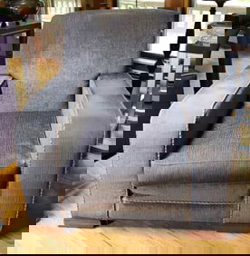 (2) UPHOLSTERED ARM CHAIRS