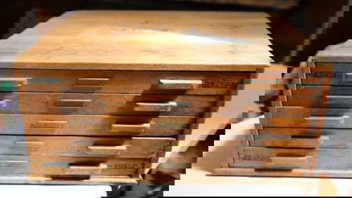 CHICAGO LATROBE TWIST DRILL CABINET