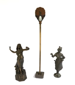VINTAGE STATUES AND FINIAL