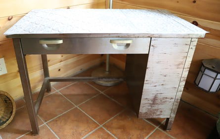 INDUSTRIAL METAL DESK