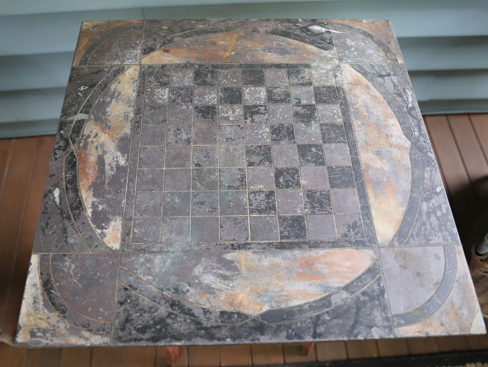 SLATE DECORATED CHECKERBOARD (1 of 3)