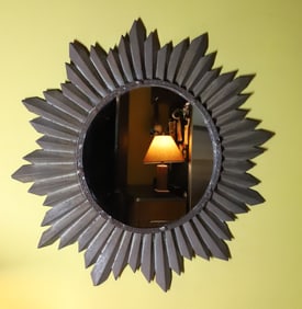 CONTEMPORARY SUNBURST MIRROR