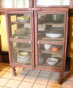 ANTIQUE WOODEN PIE SAFE