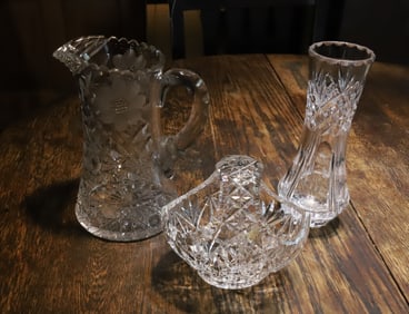 CUT GLASS LOT