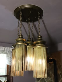 MCM BRASS HANGING LIGHT