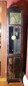 ARTS AND CRAFTS STYLE GRANDFATHER'S CLOCK