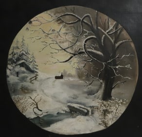 VINTAGE OIL ON CANVAS