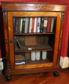 INLAID FRENCH STYLE BOOKCASE