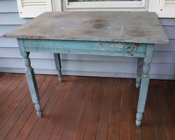 PAINTED FARM TABLE