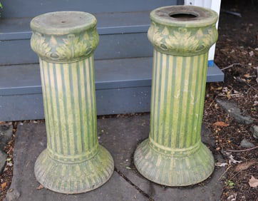 PR. OF POTTERY PEDESTALS