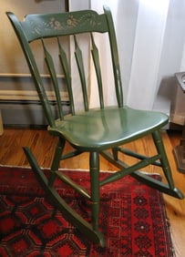 PAINTED ROCKING CHAIR
