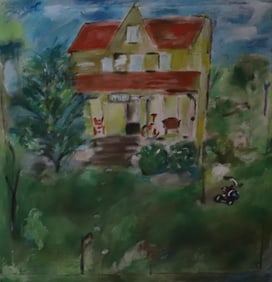 VINTAGE OIL ON CANVAS