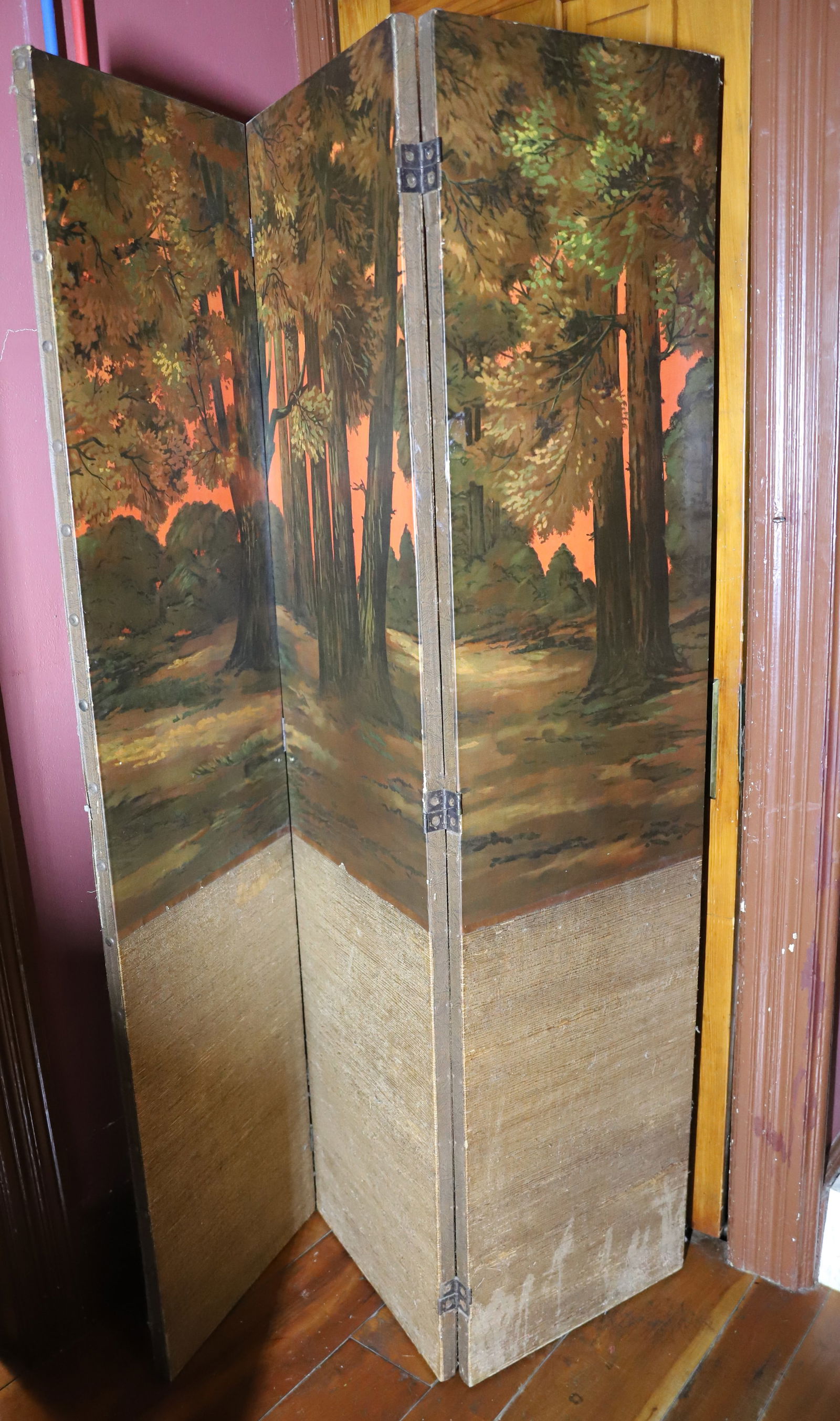 THREE PANEL FOLDING SCREEN (1 of 4)